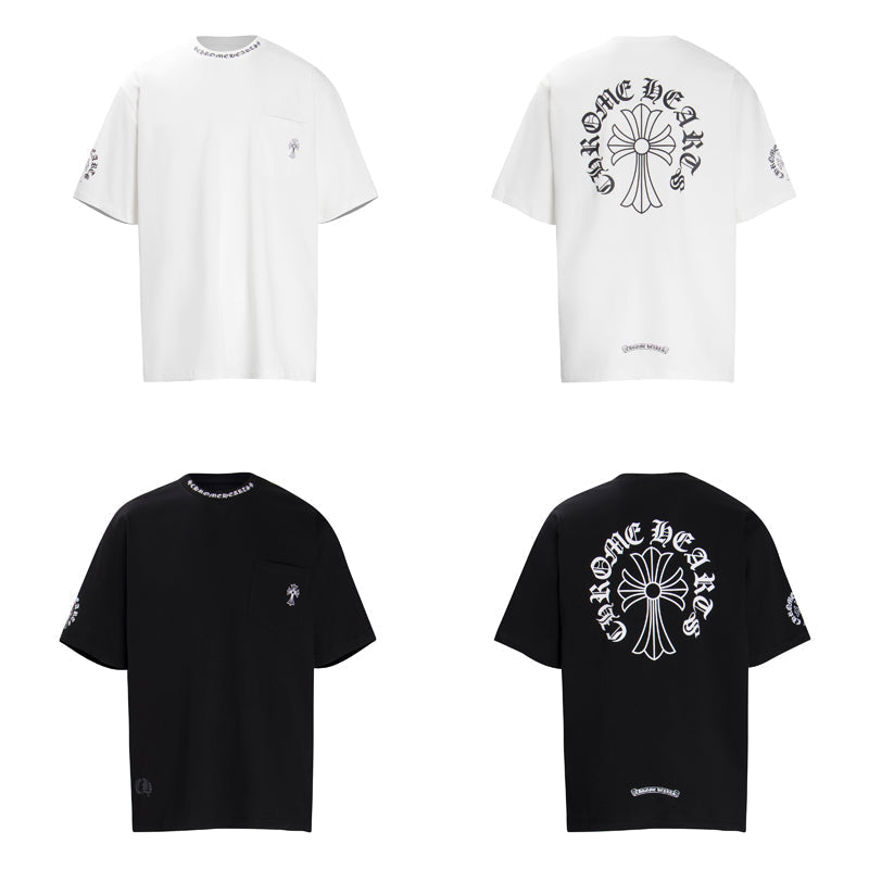 CHROME-HEARTS Neck Logo T-shirt K6022