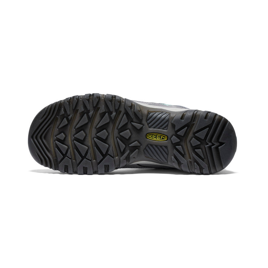 Keen Women's Targhee IV Waterproof Hiking Shoe in Alloy Granite Green