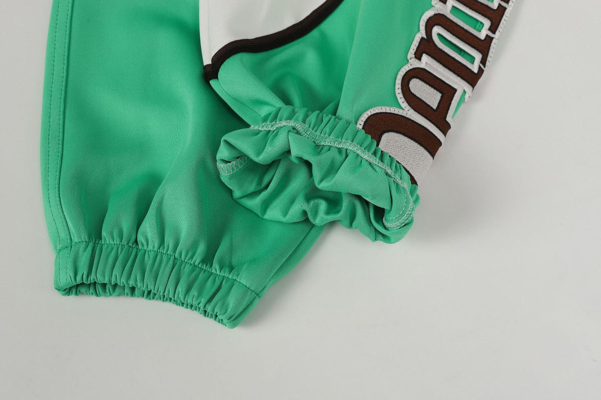 Denim Tears Green White Track Pants