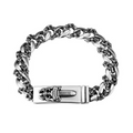 Chrome Hearts Dagger ID Fancy Link Clip Bracelet