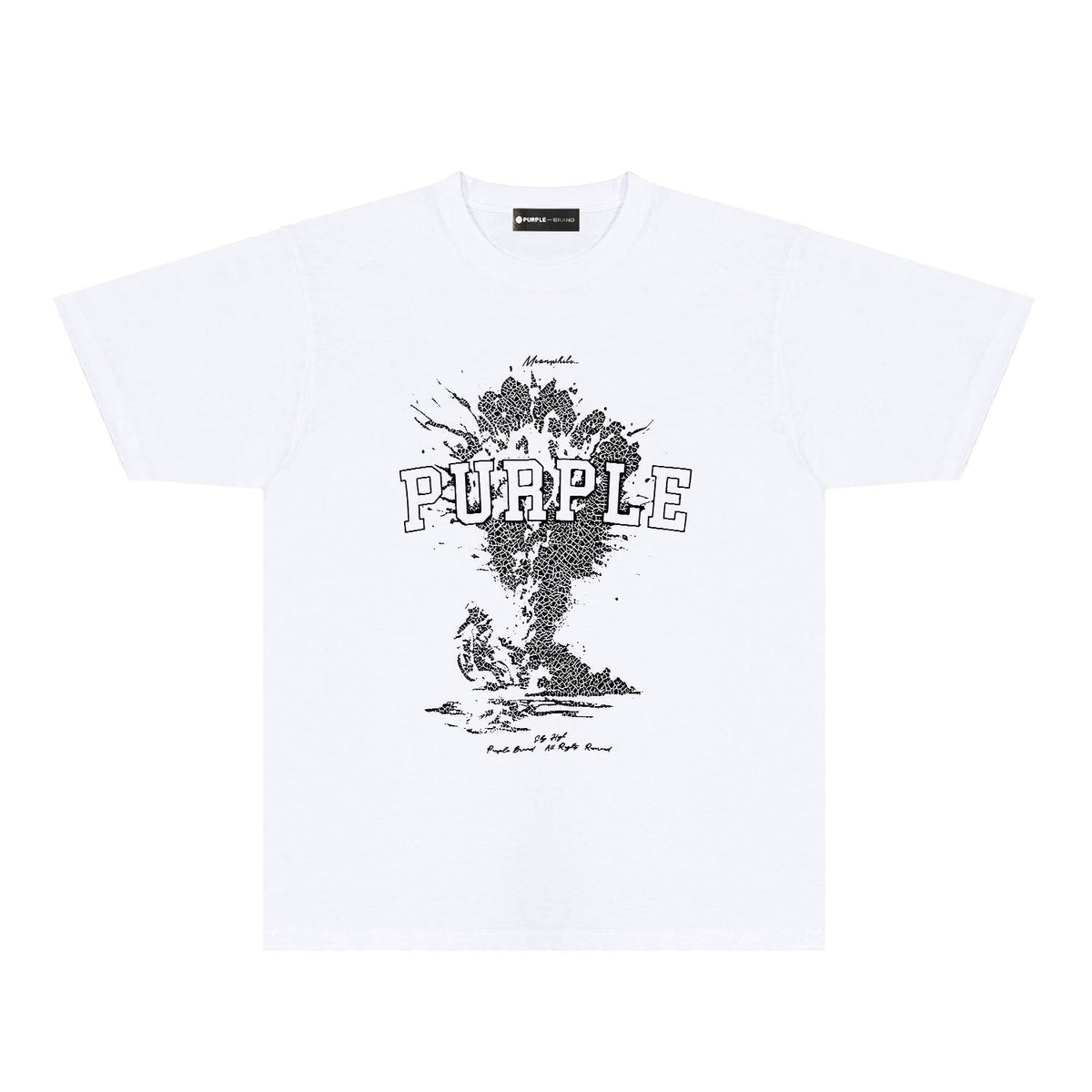 Street style Purple Brand T-shirt