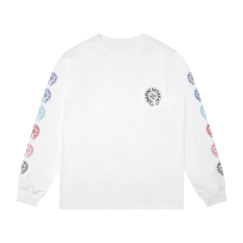 CHROME-HEARTS Men's Long-Sleeve T-shirt Sweatshirt K8009