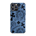 Chrome Heart  Leather iPhone Case
