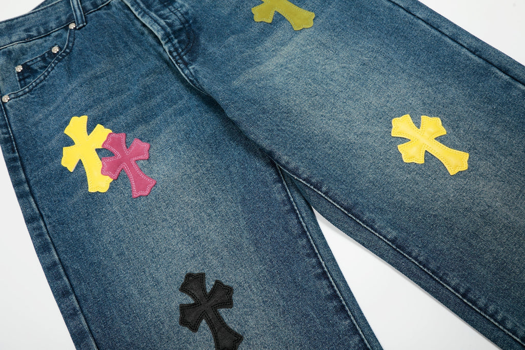 Chrome-Hearts NEW Pants 8156