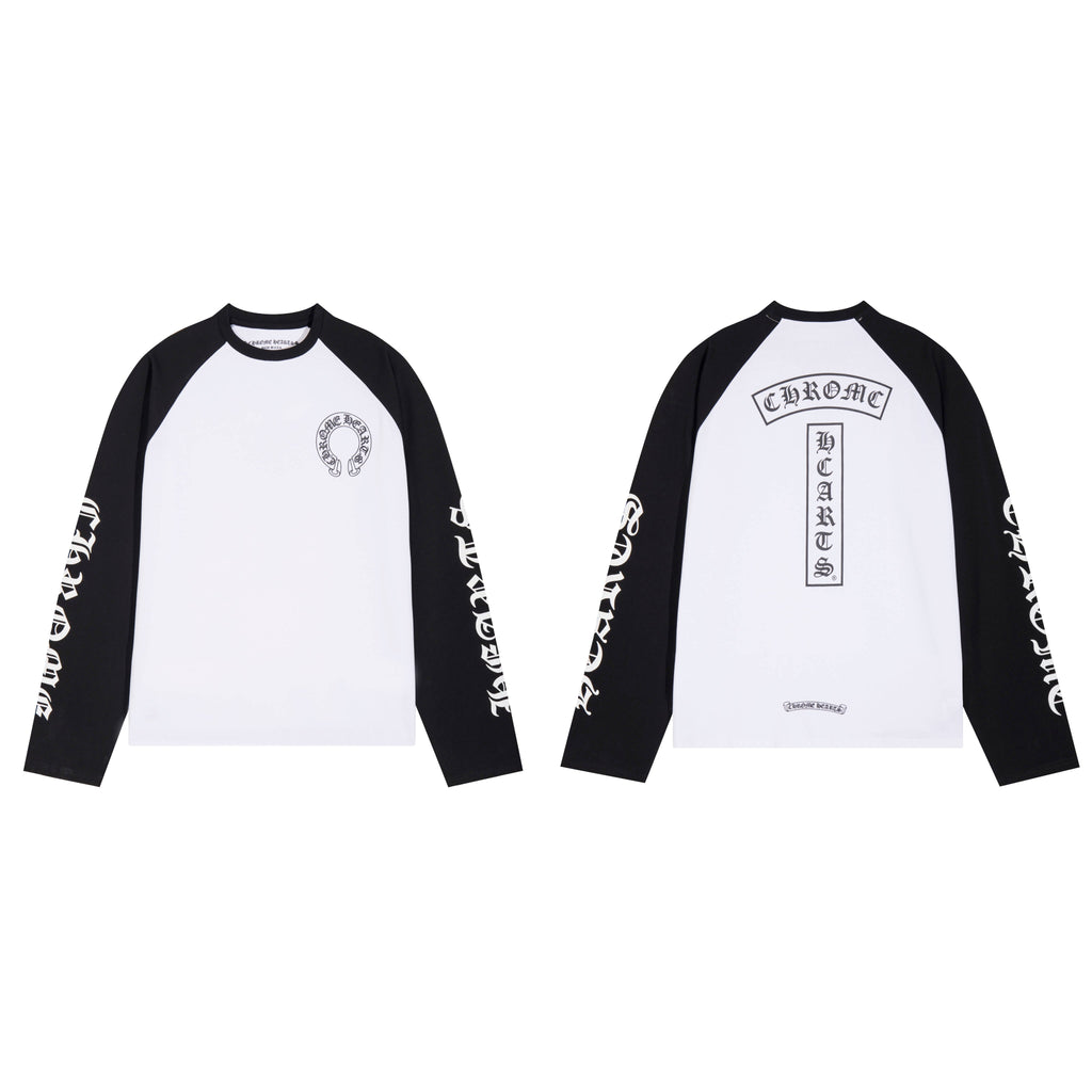 CHROME-HEARTS Men's Long-Sleeve T-shirt Sweatshirt K9003