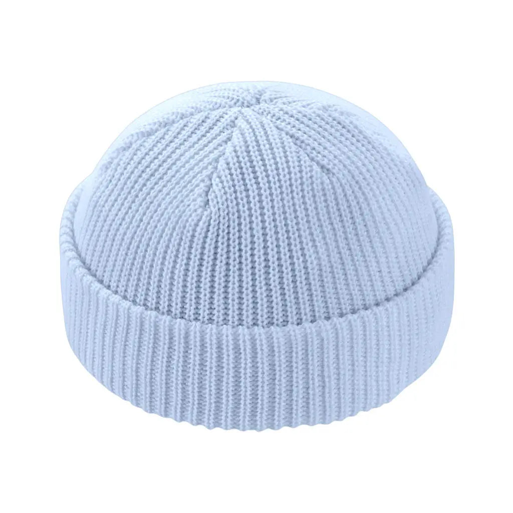 BABY BLUE FISHERMAN BEANIE