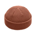 CARAMEL BROWN FISHERMAN BEANIE