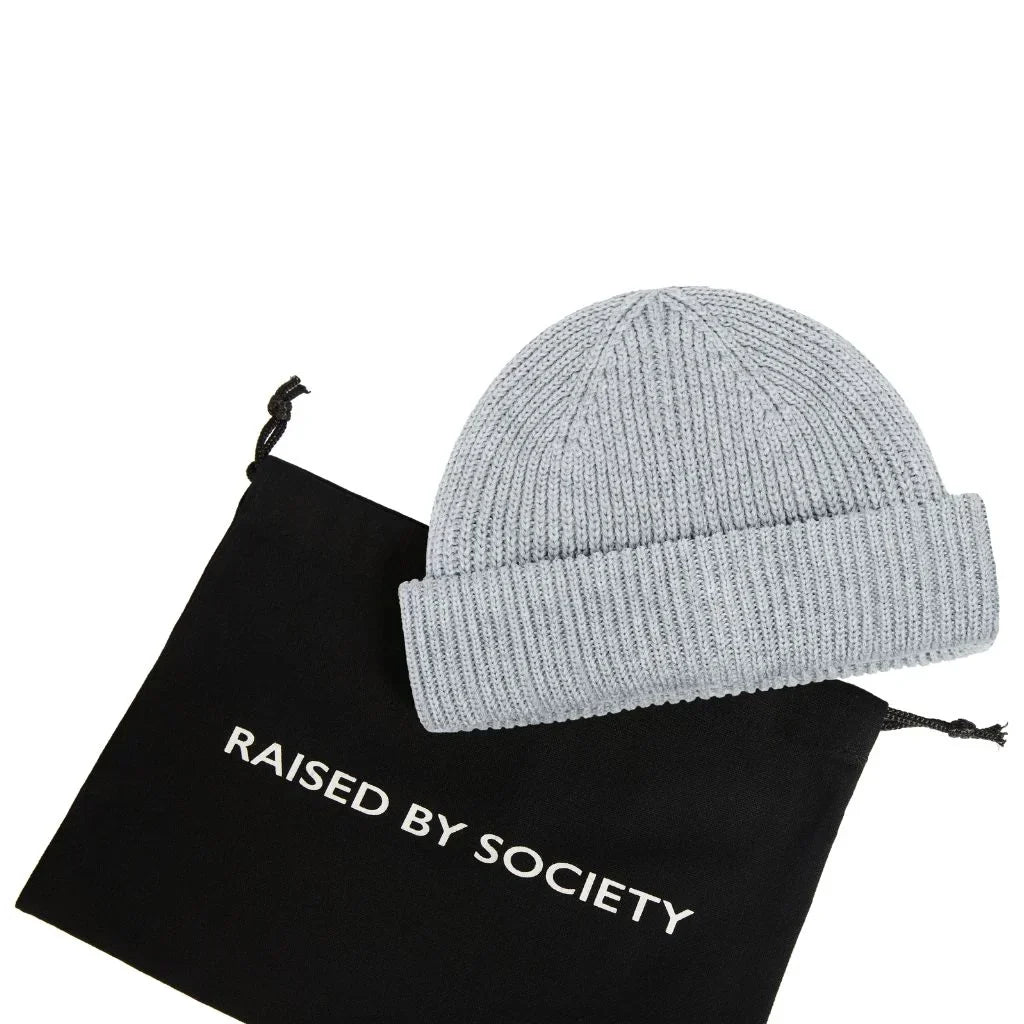 LIGHT GREY FISHERMAN BEANIE PRO