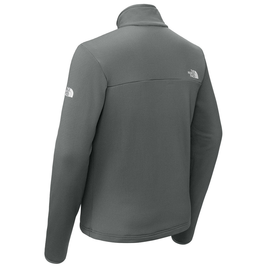 The North Face Men's Smoked Pearl Grey Aim Full-Zip Fleece Jacket