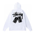 Stussy Hoodie Fall/Winter Fleece Hooded Sweater