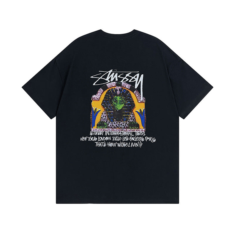 Stussy T Shirts Casual Loose Couple T Shirts