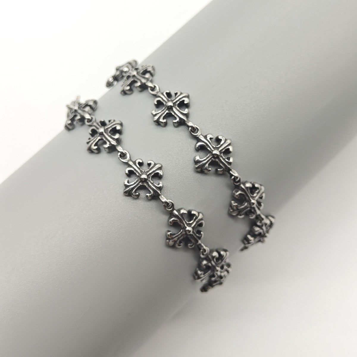 Chrome Hearts cross flower simple S925 bracelet