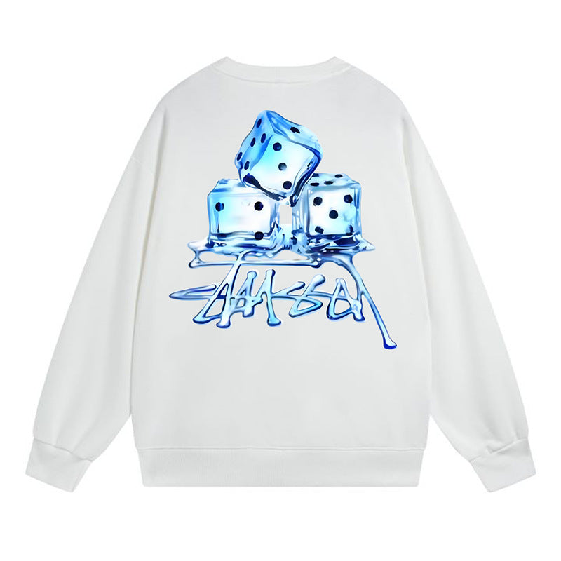 Stussy Sweatshirts Crew Neck Fleece Sweater