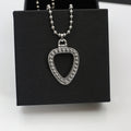 Chrome Hearts cross holy sword box pendant necklace