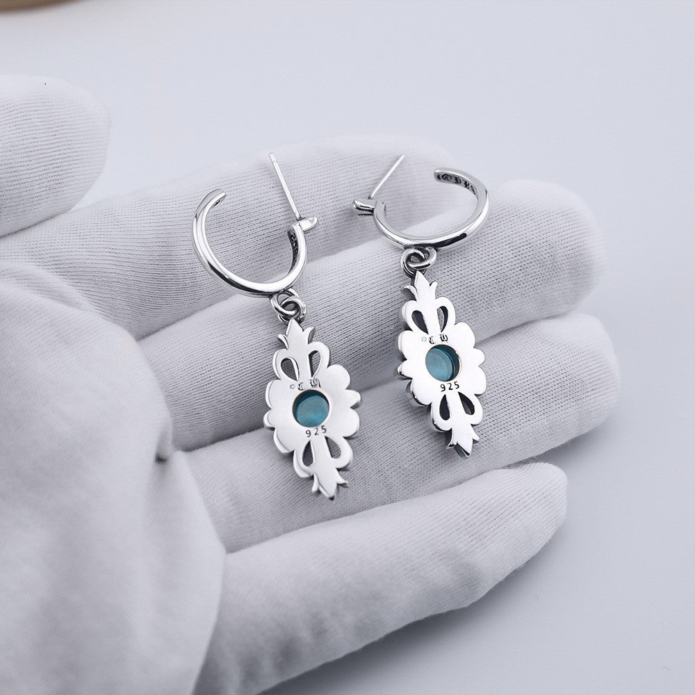 Chrome Hearts sapphire earrings