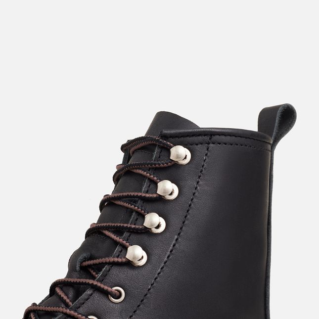 Red Wing Women's Silversmith Short Boot in Black Boundary Leather