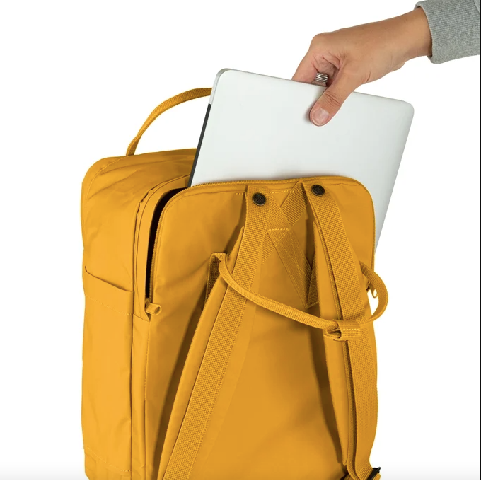 Fjallraven Kanken Laptop 15" Backpack in Ochre