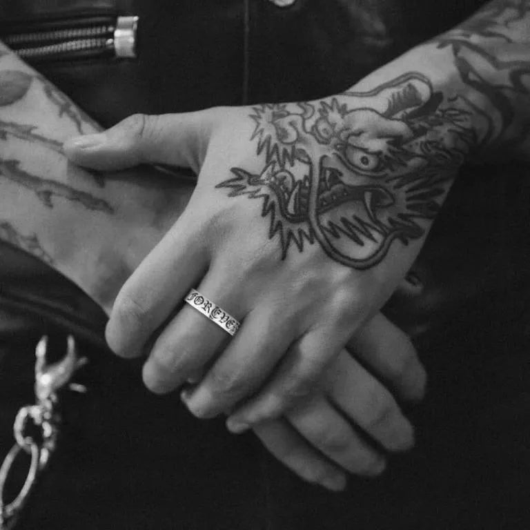 6MM CHROME HEARTS FOREVER RING ¡§C SPACER 5