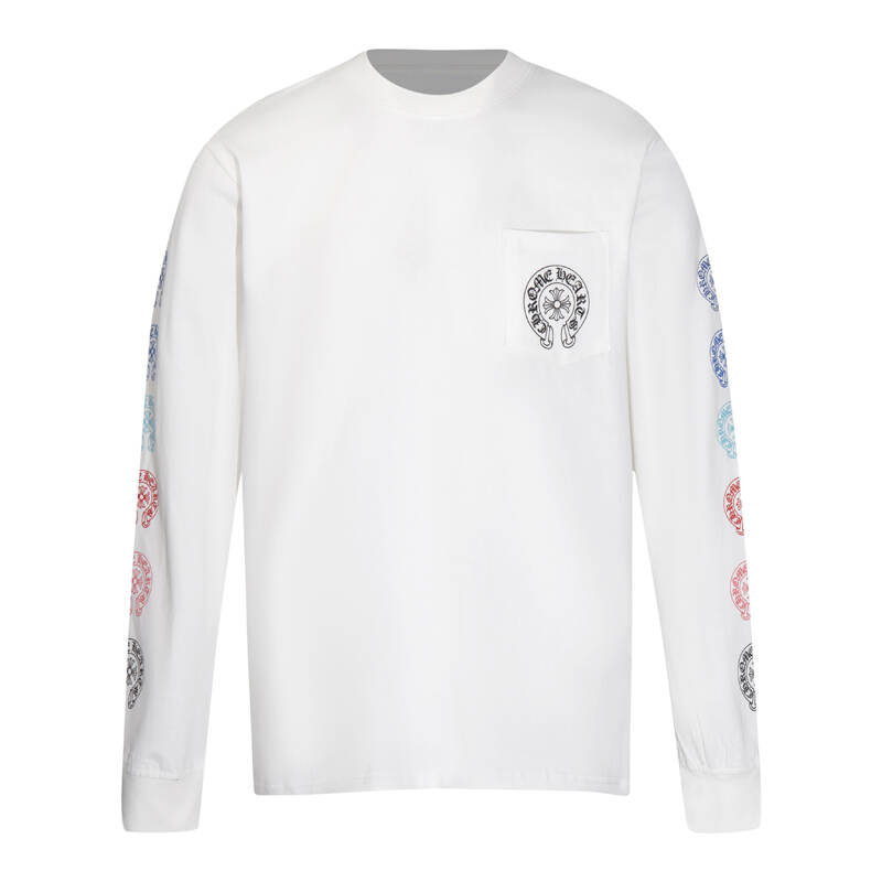 CHROME-HEARTS Men's Long-Sleeve T-shirt Sweatshirt K8009